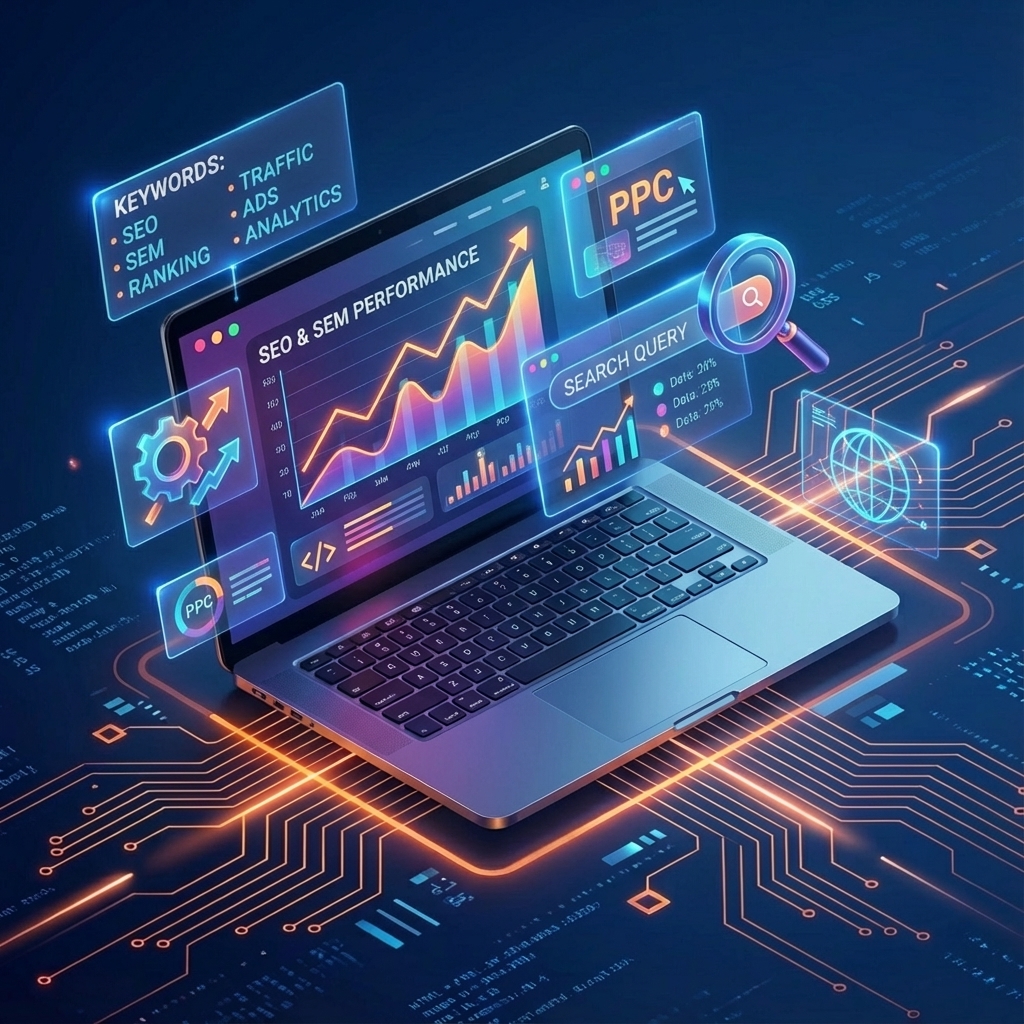 Optimización SEO y Campañas
                        SEM en Google